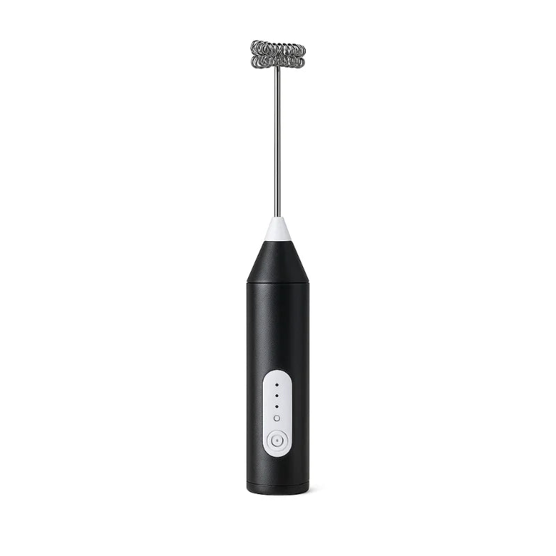 USB Rechargeable Milk Frother – 3-Speed Electric Foam Maker