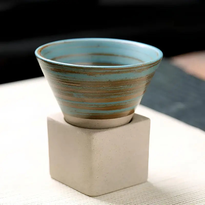 Lotus Cup – Handmade Ceramic Floating Coffee & Tea Cup