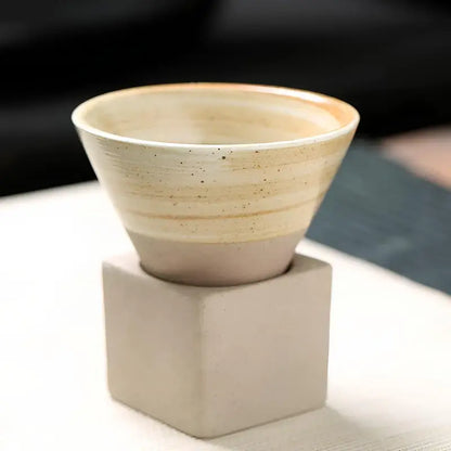 Lotus Cup – Handmade Ceramic Floating Coffee & Tea Cup