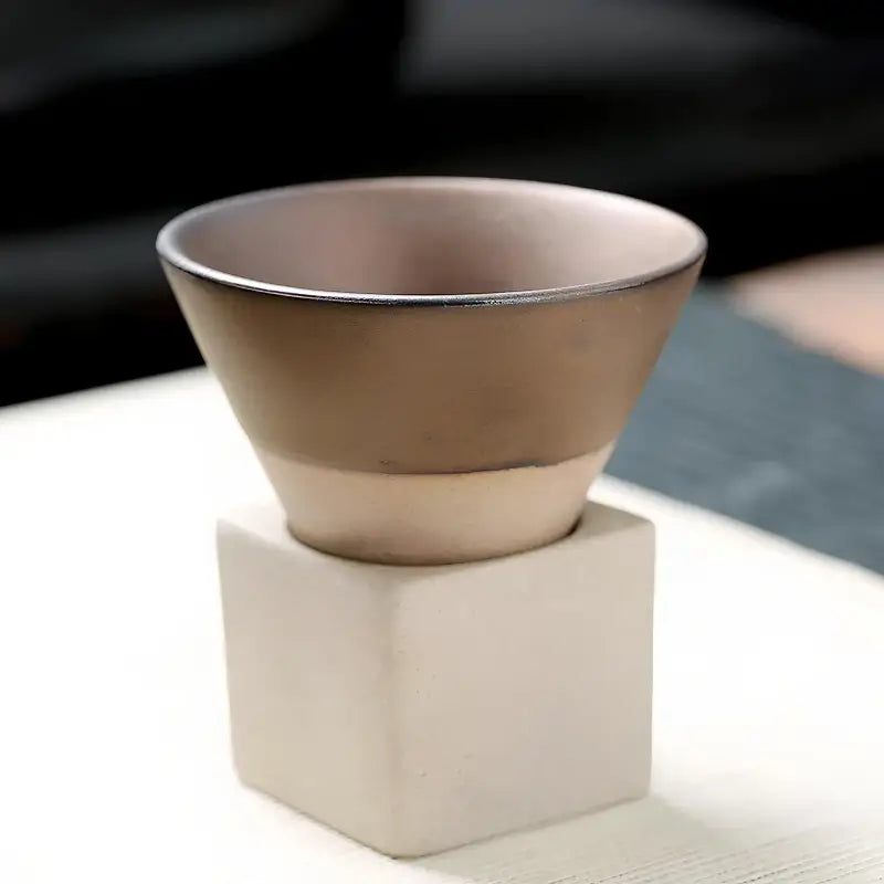 Lotus Cup – Handmade Ceramic Floating Coffee & Tea Cup