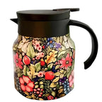 Floral Thermal Bottle with Tea Infuser – 800ml Stainless Steel Flask