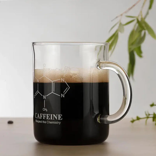 Caffeine Glass Mug 450ml