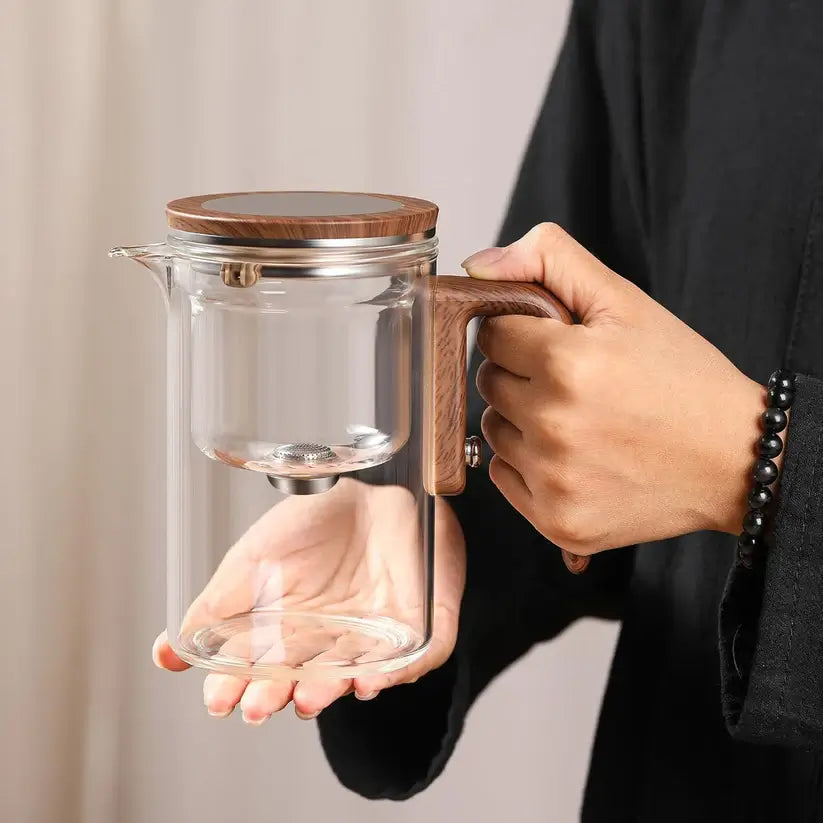 Enchanti Glass Teapot – Stainless Steel Infuser - 600ml