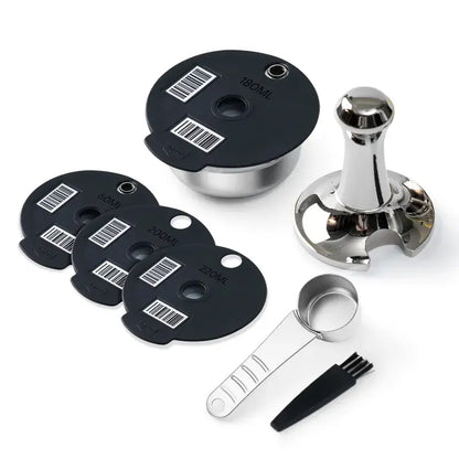Premium Stainless Steel Reusable Pod Kit for Bosch Tassimo