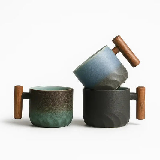 Handcrafted Rustic Ceramic Coffee Mugs