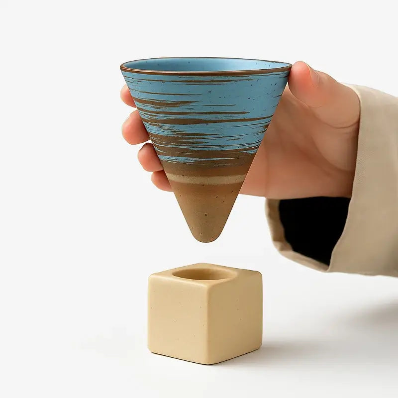 Lotus Cup – Handmade Ceramic Floating Coffee & Tea Cup