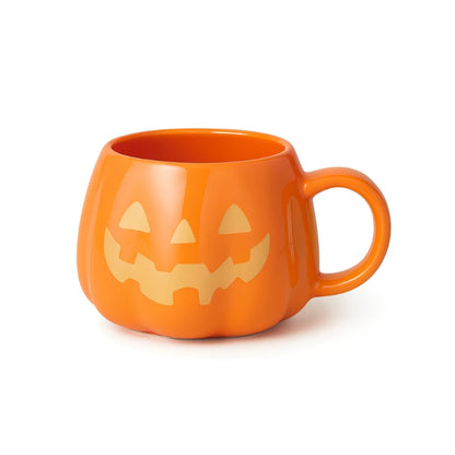 Pumpkin Smile Ceramic Mug – 400ml Halloween Edition