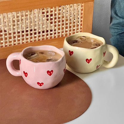 Heartfelt Handcrafted Ceramic Mug