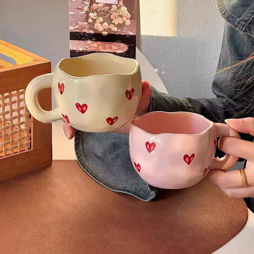 Heartfelt Handcrafted Ceramic Mug