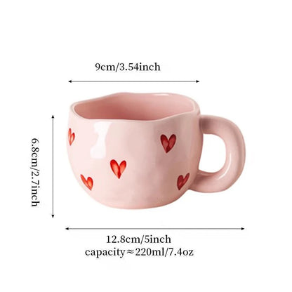 Heartfelt Handcrafted Ceramic Mug