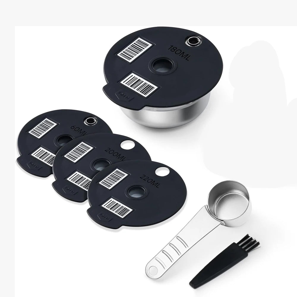 Premium Stainless Steel Reusable Pod Kit for Bosch Tassimo