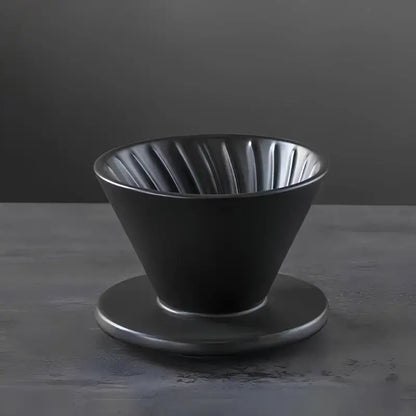 Artisan Stripes V60 Ceramic Coffee Dripper Set