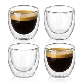 Duo Double-Wall Glass Espresso Cups
