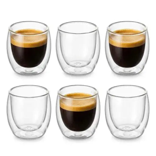 Duo Double-Wall Glass Espresso Cups
