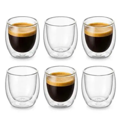 Duo Double-Wall Glass Espresso Cups