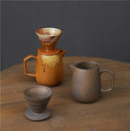 Rustic Handcrafted Ceramic V60 Coffee Set