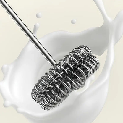 USB Rechargeable Milk Frother – 3-Speed Electric Foam Maker