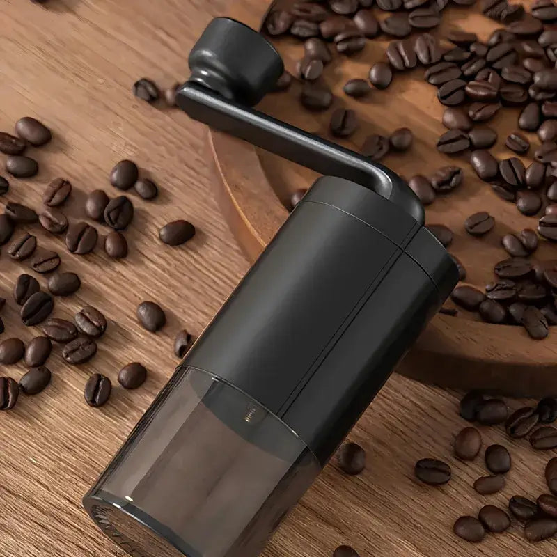 Manual Coffee Grinder – Portable Ceramic Burr Grinder with Glass Container