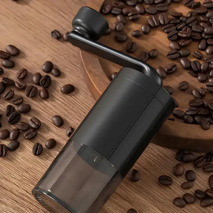 Manual Coffee Grinder – Portable Ceramic Burr Grinder with Glass Container