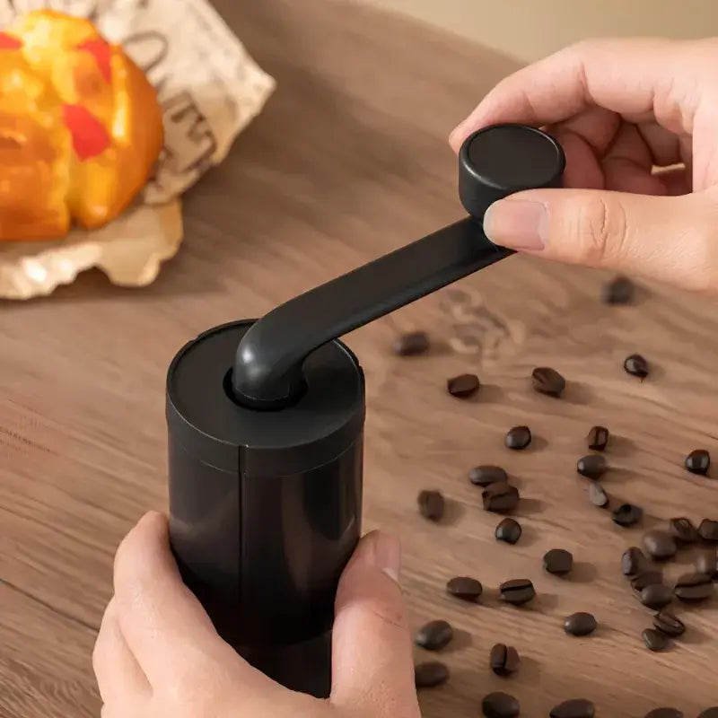 Manual Coffee Grinder – Portable Ceramic Burr Grinder with Glass Container