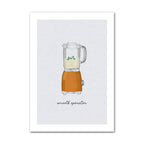 Coffee & Tea Pastel Art Prints Wall Decor Series