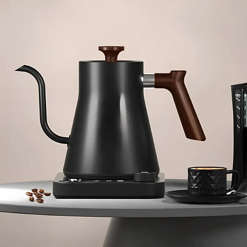 PrecisionFlow Gooseneck Kettle – Electric Pour Over Kettle with Temperature Control & LCD Display