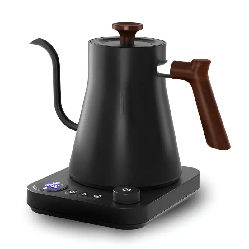 PrecisionFlow Gooseneck Kettle – Electric Pour Over Kettle with Temperature Control & LCD Display