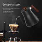 PrecisionFlow Gooseneck Kettle – Electric Pour Over Kettle with Temperature Control & LCD Display
