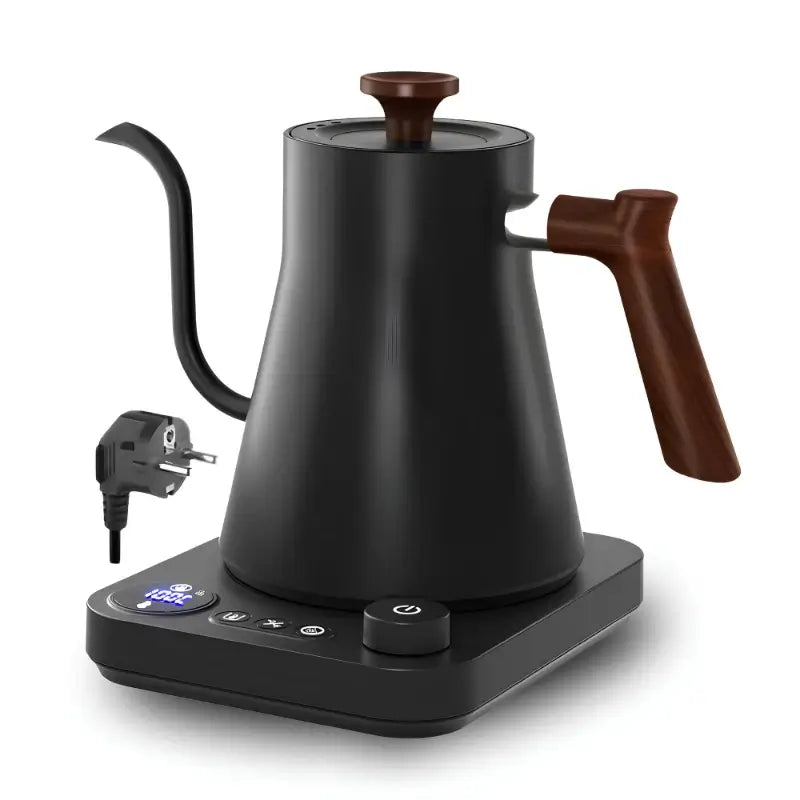 PrecisionFlow Gooseneck Kettle – Electric Pour Over Kettle with Temperature Control & LCD Display