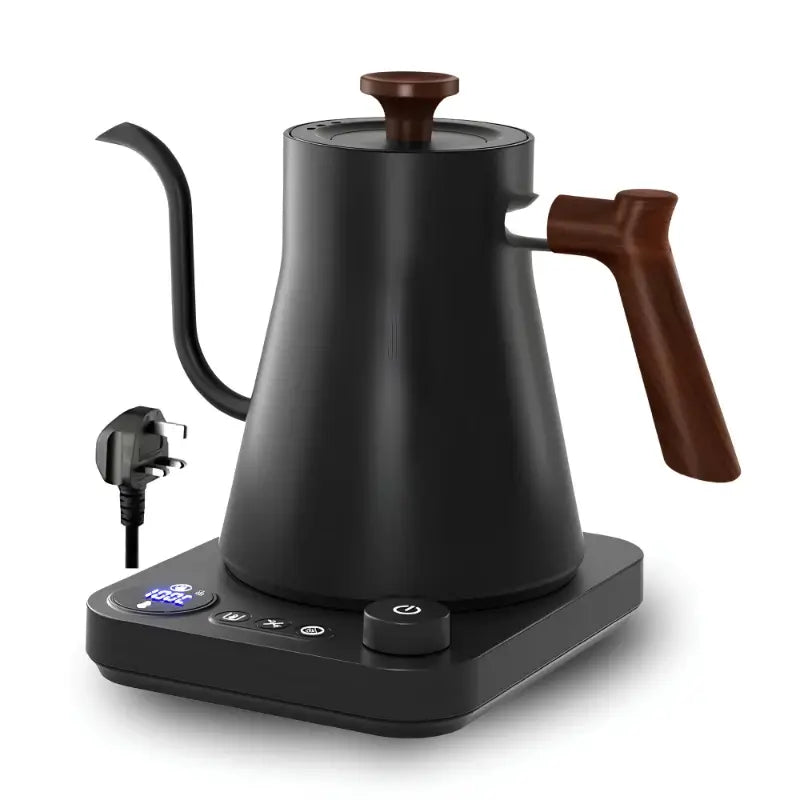 PrecisionFlow Gooseneck Kettle – Electric Pour Over Kettle with Temperature Control & LCD Display