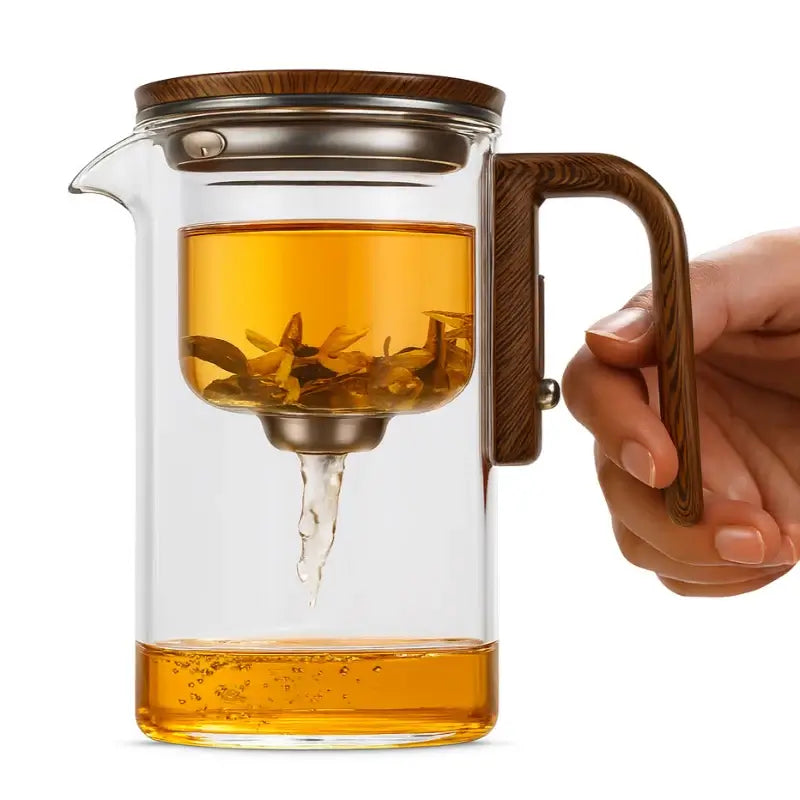 Enchanti Glass Teapot – Stainless Steel Infuser - 600ml