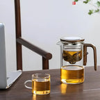 Enchanti Glass Teapot – Stainless Steel Infuser - 600ml