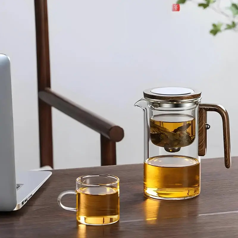Enchanti Glass Teapot – Stainless Steel Infuser - 600ml