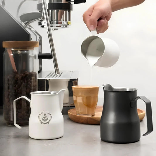Colorful Tulip Latte Art Milk Frothing Pitcher Stainless Steel